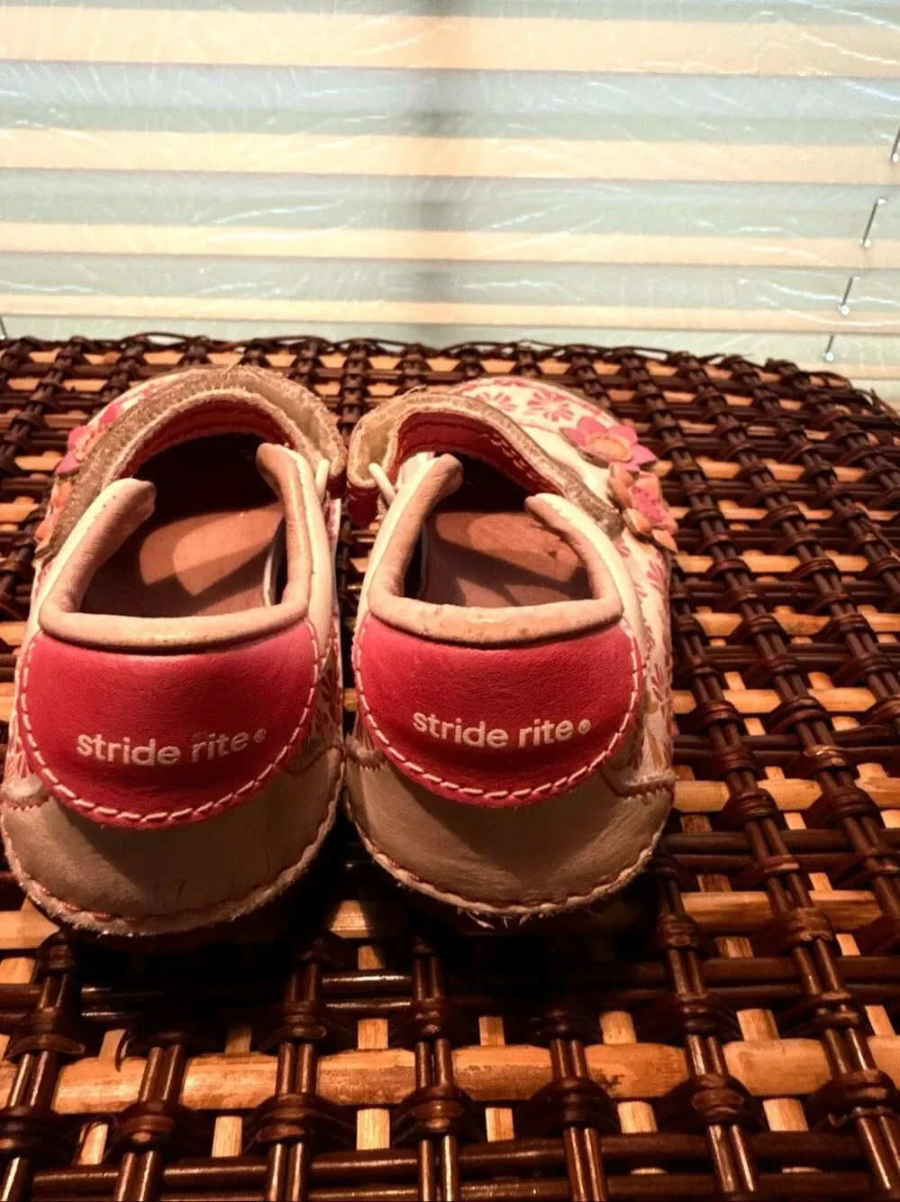Stride Rite Mary Jane leather slip one shoes